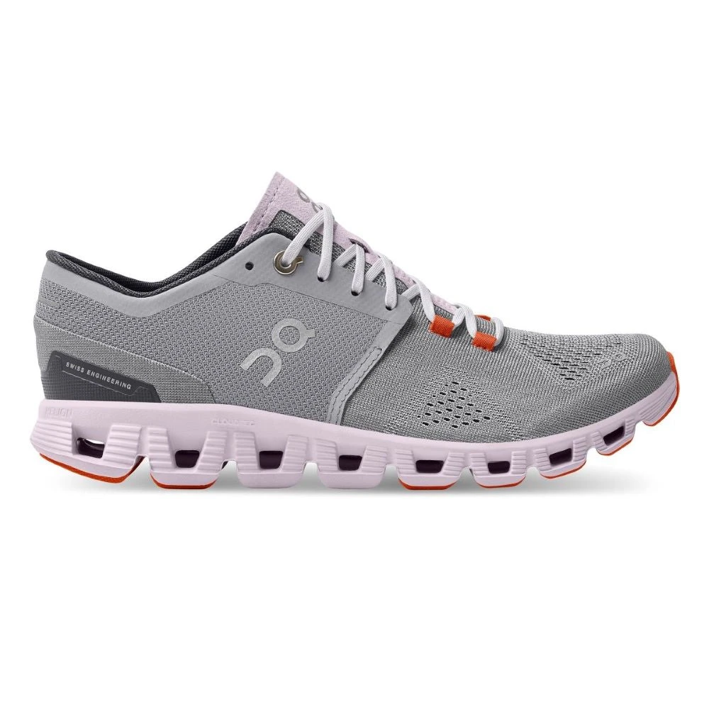 'On Running' Women's Cloud X - Alloy / Lily 1 'On Running' Women's Cloud X - Alloy / Lily