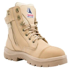 'Steel Blue' Men's 6" Southern Cross Zip Scuff EH Steel Toe - Sand (Wide) -Outdoor Shoes Store raiaq0vot2sp1syapvrt 74515 1024x1024@2x